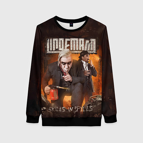 Женский свитшот LINDEMANN: Skills in Pills / 3D-Черный – фото 1