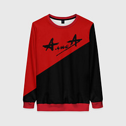 Свитшот женский Алиса, цвет: 3D-красный