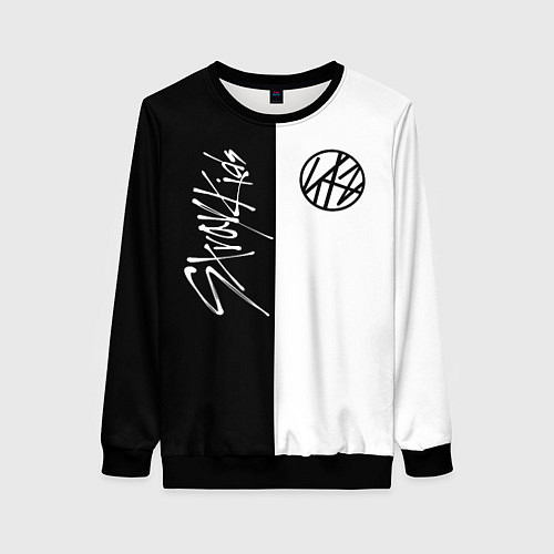 Женский свитшот Stray Kids / 3D-Черный – фото 1