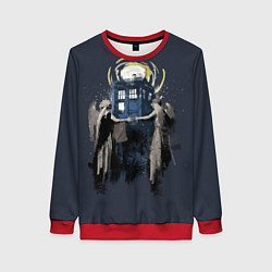 Свитшот женский Doctor Who, цвет: 3D-красный