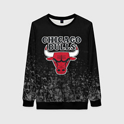 Свитшот женский CHICAGO BULLS, цвет: 3D-черный