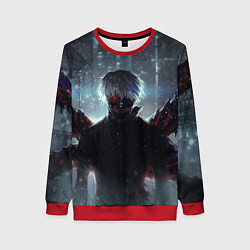 Свитшот женский Токийский Гуль, цвет: 3D-красный