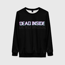 Свитшот женский Dead Inside, цвет: 3D-черный