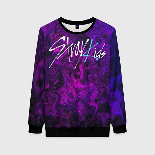 Женский свитшот Stray Kids / 3D-Черный – фото 1