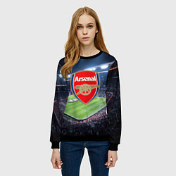 Свитшот женский FC Arsenal, цвет: 3D-черный — фото 2