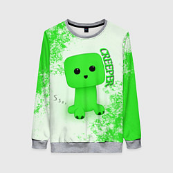 Свитшот женский MINECRAFT CREEPER, цвет: 3D-меланж