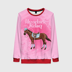 Женский свитшот Horseback Rading