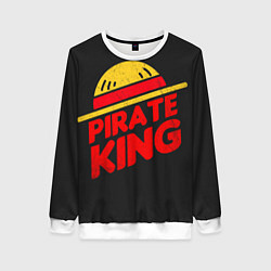Свитшот женский One Piece Pirate King, цвет: 3D-белый