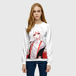 Свитшот женский Сузуя Джузо, цвет: 3D-белый — фото 2
