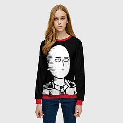 Свитшот женский ONE-PUNCH MAN, цвет: 3D-красный — фото 2