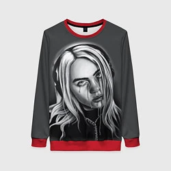 Свитшот женский BILLIE EILISH, цвет: 3D-красный