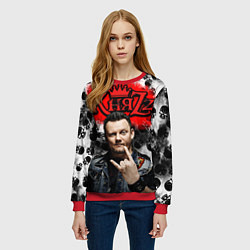 Свитшот женский Князь, цвет: 3D-красный — фото 2