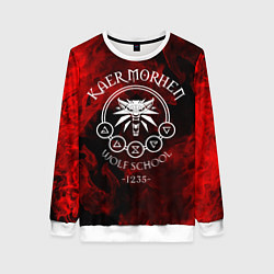 Свитшот женский ВЕДЬМАК, цвет: 3D-белый