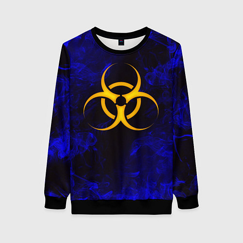 Женский свитшот BIOHAZARD / 3D-Черный – фото 1