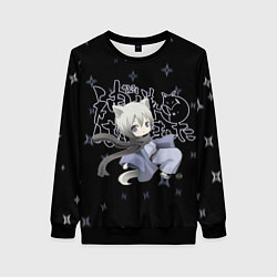 Свитшот женский ОЧЕНЬ ПРИЯТНО БОГ!, цвет: 3D-черный