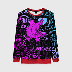 Свитшот женский LIL PEEP, цвет: 3D-красный