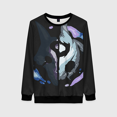 Женский свитшот League of Legends / 3D-Черный – фото 1