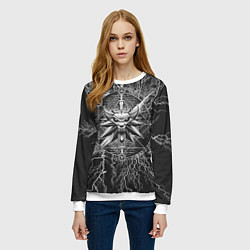Свитшот женский The Witcher, цвет: 3D-белый — фото 2