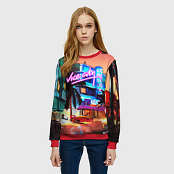 Свитшот женский GTA: VICE CITY, цвет: 3D-красный — фото 2