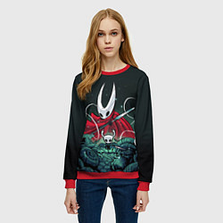Свитшот женский Hollow Knight, цвет: 3D-красный — фото 2
