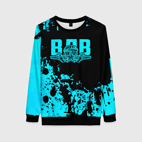 Женский свитшот ВДВ / 3D-Черный – фото 1