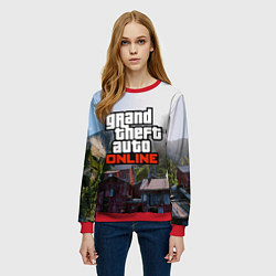 Свитшот женский GTA Online, цвет: 3D-красный — фото 2