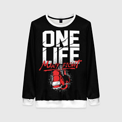 Женский свитшот One Life Many Fight