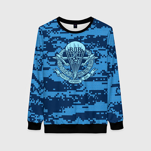 Женский свитшот ВДВ СССР / 3D-Черный – фото 1