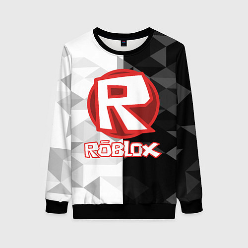 Женский свитшот ROBLOX / 3D-Черный – фото 1