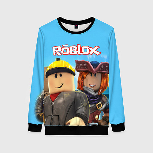 Женский свитшот ROBLOX / 3D-Черный – фото 1