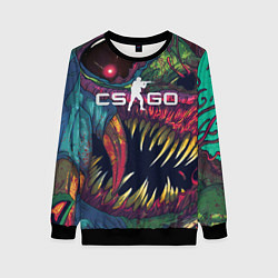 Свитшот женский CS GO Hyper Beast, цвет: 3D-черный