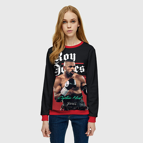 Женский свитшот Roy Jones / 3D-Красный – фото 3
