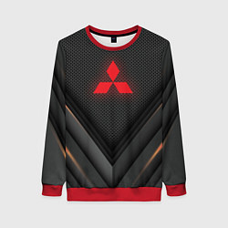 Свитшот женский MITSUBISHI, цвет: 3D-красный