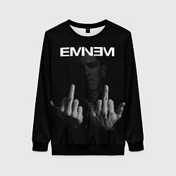 Свитшот женский EMINEM, цвет: 3D-черный
