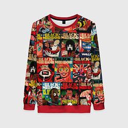 Женский свитшот ЧЕРНОЕ ЗЕРКАЛО