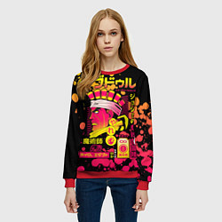 Свитшот женский Приключения ДжоДжо, цвет: 3D-красный — фото 2