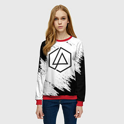Свитшот женский LINKIN PARK, цвет: 3D-красный — фото 2