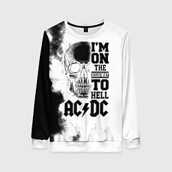 Женский свитшот I'm on the highway to hell ACDC