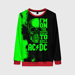 Женский свитшот I'm on the highway to hell ACDC