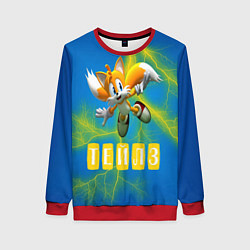 Свитшот женский Sonic - Майлз Тейлз, цвет: 3D-красный