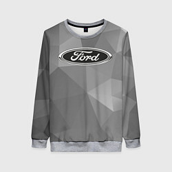 Свитшот женский Ford чб, цвет: 3D-меланж