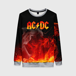 Свитшот женский ACDC, цвет: 3D-меланж