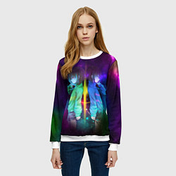 Свитшот женский UNDERTALE, цвет: 3D-белый — фото 2