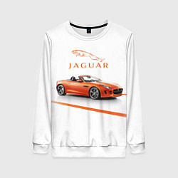 Свитшот женский Jaguar, цвет: 3D-белый