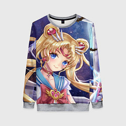 Свитшот женский SAILOR MOON, цвет: 3D-меланж