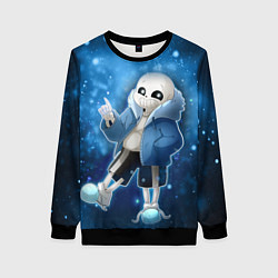 Свитшот женский UNDERTALE, цвет: 3D-черный