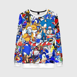 Женский свитшот SONIC PATTERN