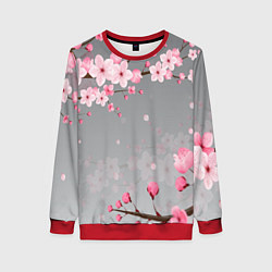Свитшот женский САКУРА, цвет: 3D-красный