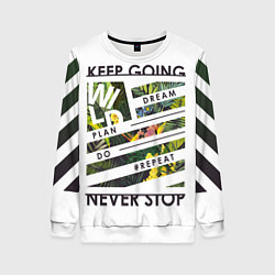 Женский свитшот Off-White: Keep Going