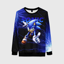 Свитшот женский SONIC, цвет: 3D-черный